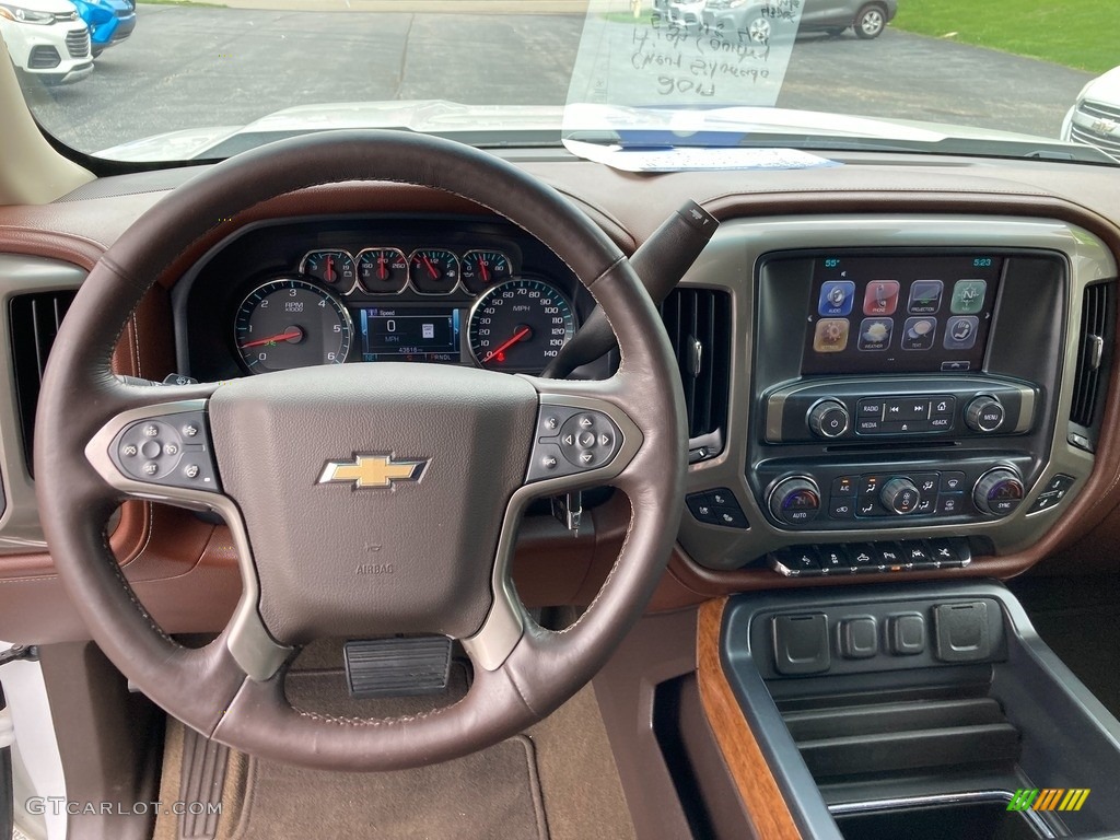2017 Silverado 1500 High Country Crew Cab 4x4 - Iridescent Pearl Tricoat / High Country Saddle photo #22
