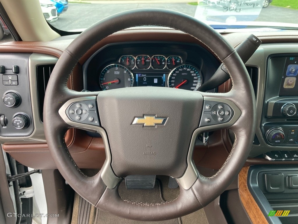 2017 Silverado 1500 High Country Crew Cab 4x4 - Iridescent Pearl Tricoat / High Country Saddle photo #23
