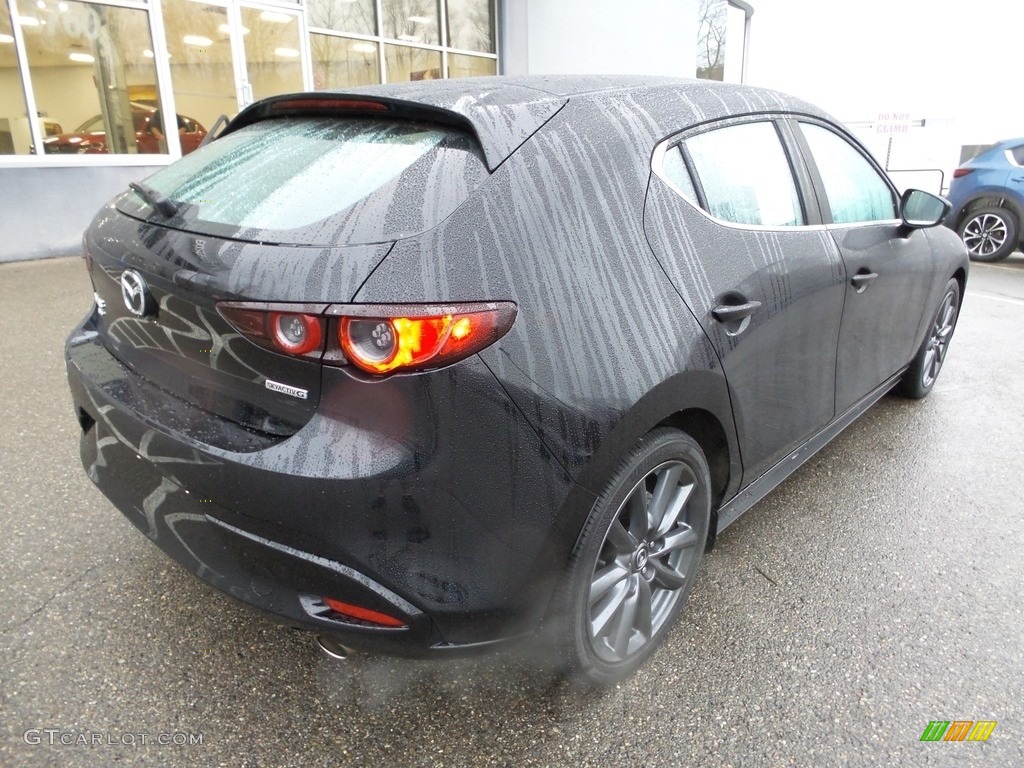 2020 MAZDA3 Hatchback - Jet Black Mica / Black photo #2