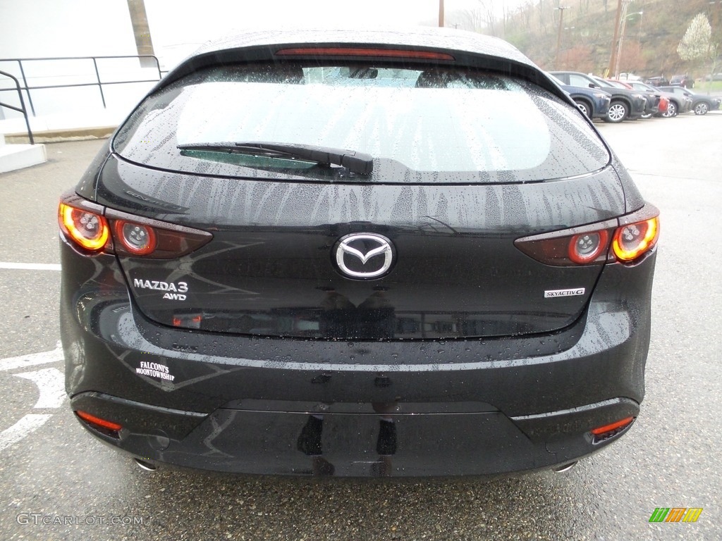 2020 MAZDA3 Hatchback - Jet Black Mica / Black photo #3