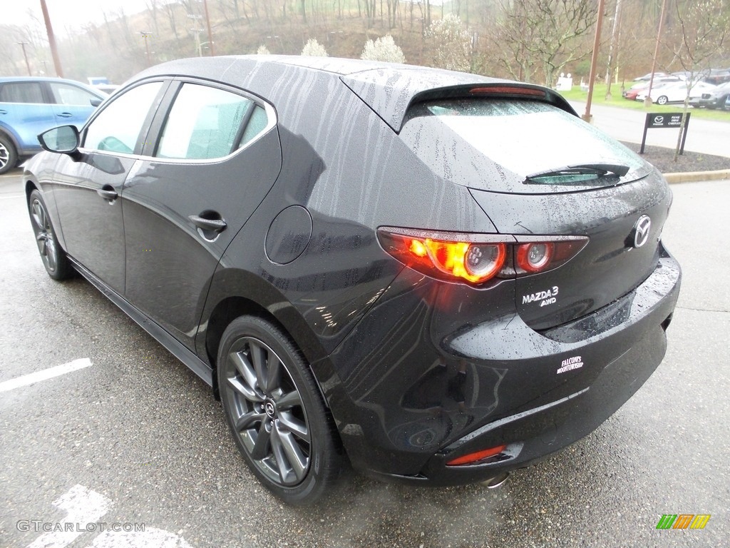 2020 MAZDA3 Hatchback - Jet Black Mica / Black photo #5