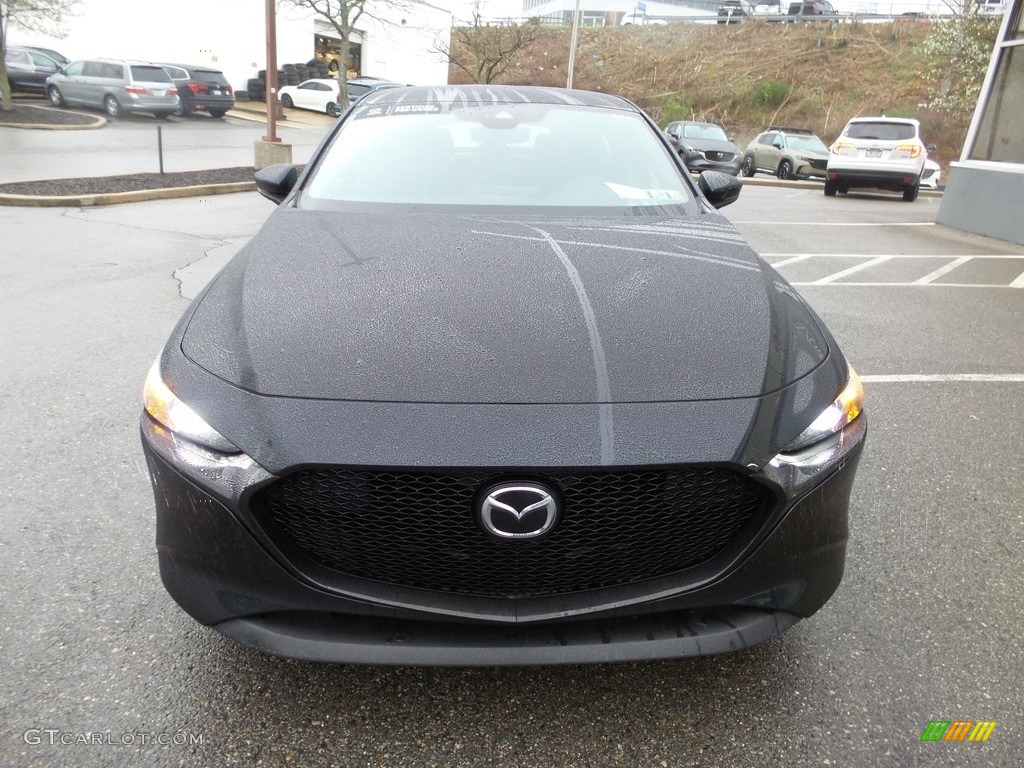 2020 MAZDA3 Hatchback - Jet Black Mica / Black photo #8