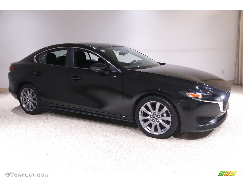 2020 MAZDA3 Select Sedan AWD - Jet Black Mica / Black photo #1