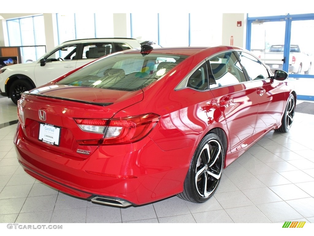 2021 Accord Sport SE - San Marino Red / Black photo #7