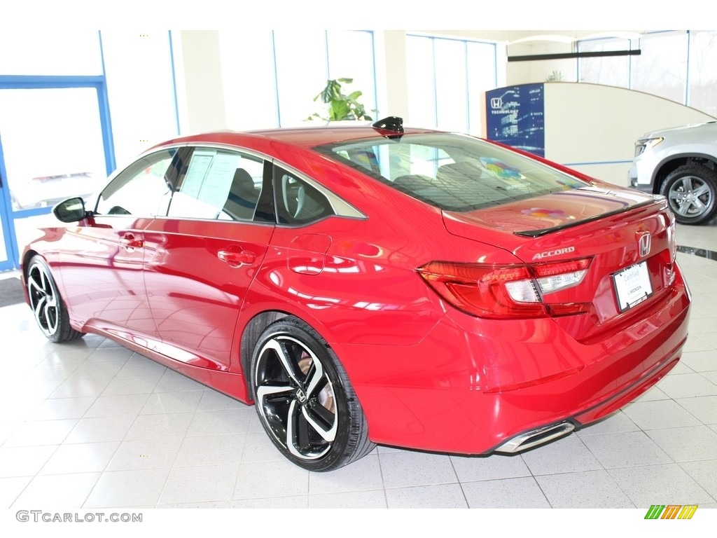 2021 Accord Sport SE - San Marino Red / Black photo #9