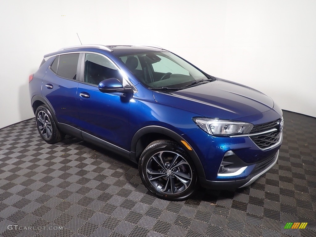 2021 Encore GX Select AWD - Deep Azure Metallic / Ebony photo #3