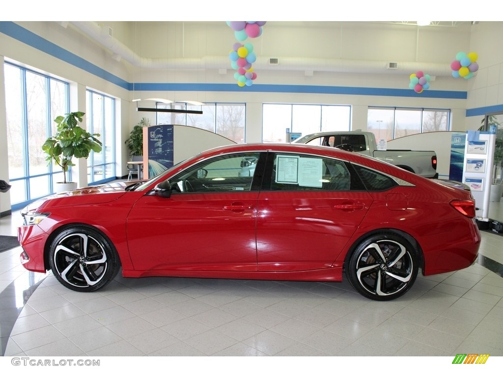 2021 Accord Sport SE - San Marino Red / Black photo #10