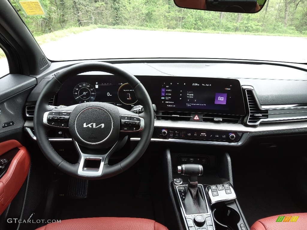 2023 Kia Sportage SX Prestige Saturn/Black Dashboard Photo #145902675