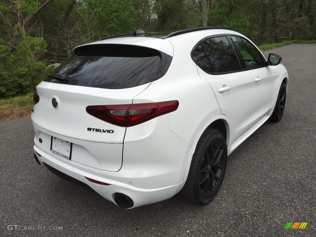 2020 Stelvio Sport AWD - Alfa White / Black photo #6