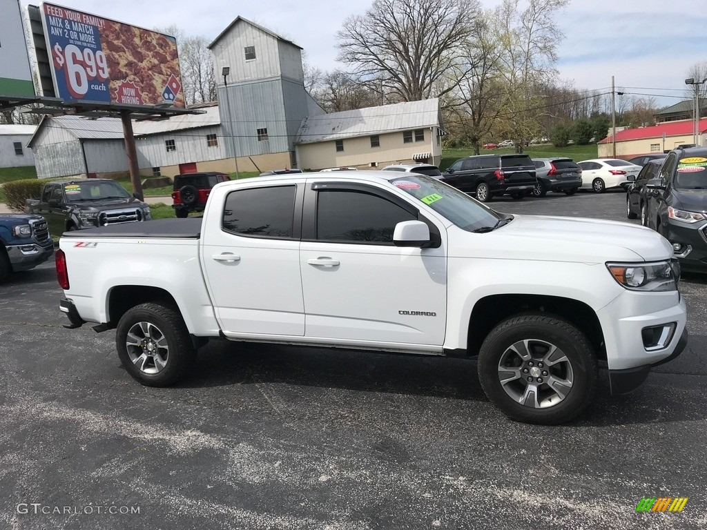 Summit White 2019 Chevrolet Colorado Z71 Crew Cab 4x4 Exterior Photo #145903965