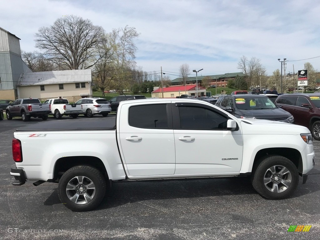 Summit White 2019 Chevrolet Colorado Z71 Crew Cab 4x4 Exterior Photo #145903979
