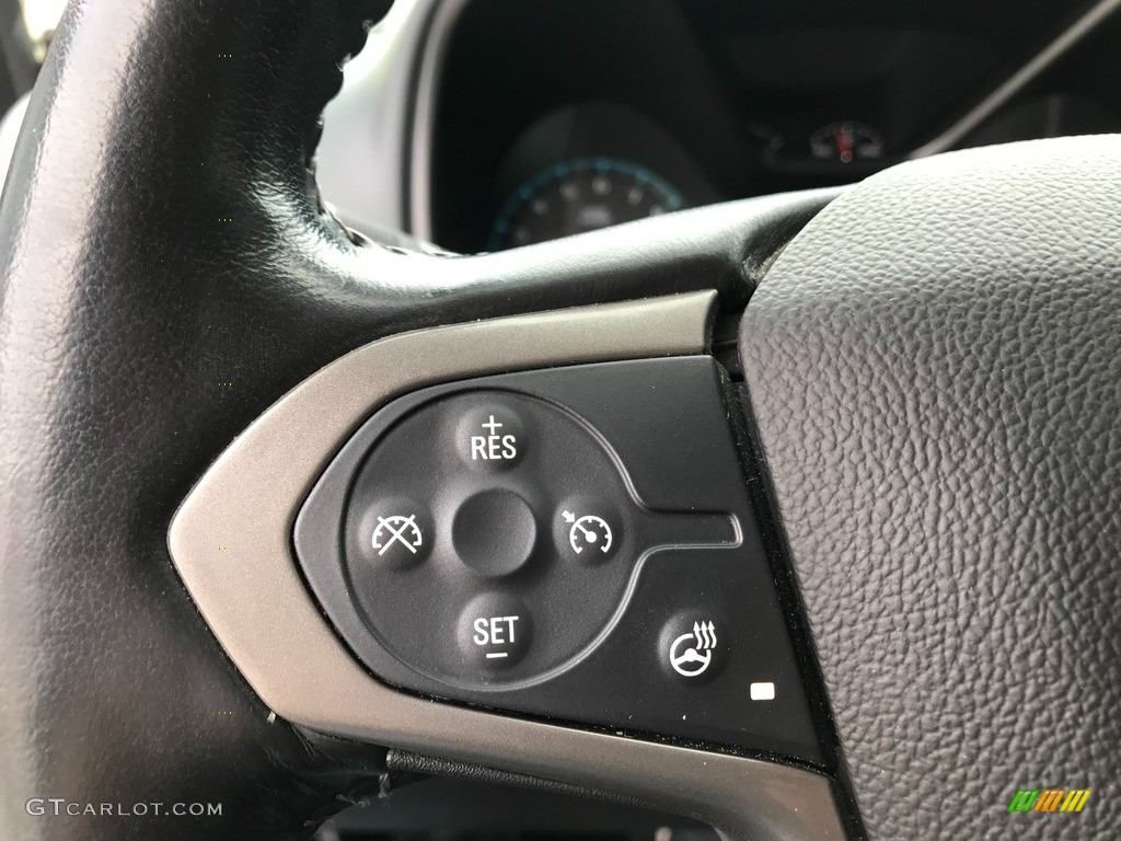 2019 Chevrolet Colorado Z71 Crew Cab 4x4 Jet Black/Dark Ash Steering Wheel Photo #145904171