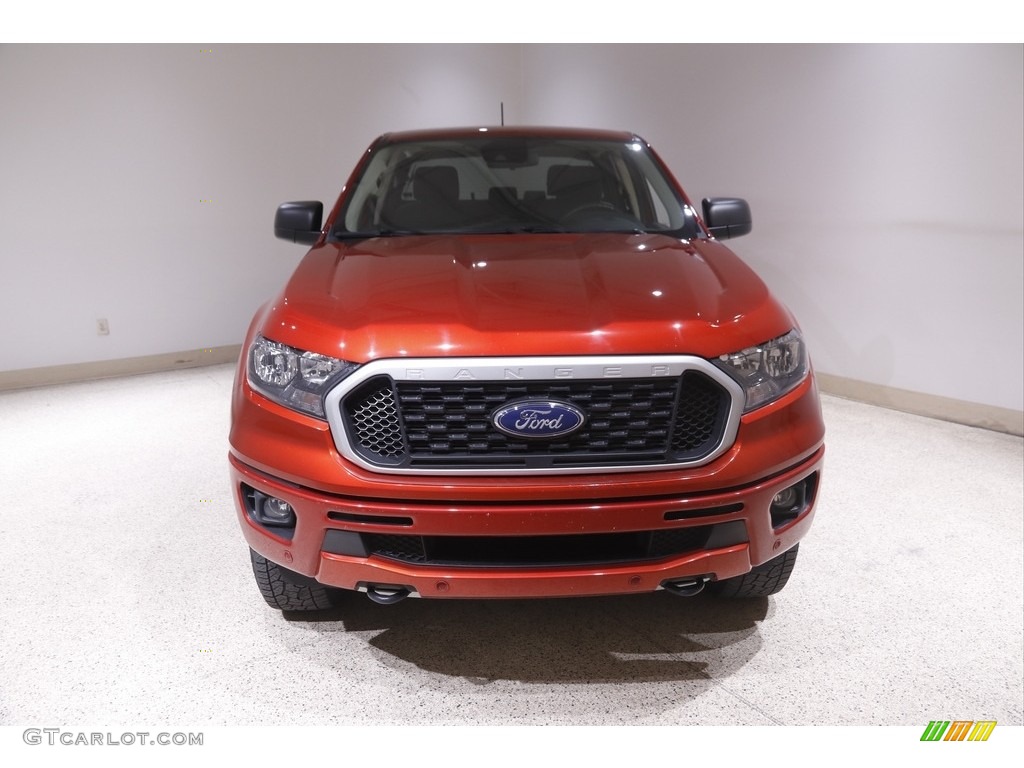 2019 Ranger XLT SuperCrew 4x4 - Hot Pepper Red Metallic / Ebony photo #2