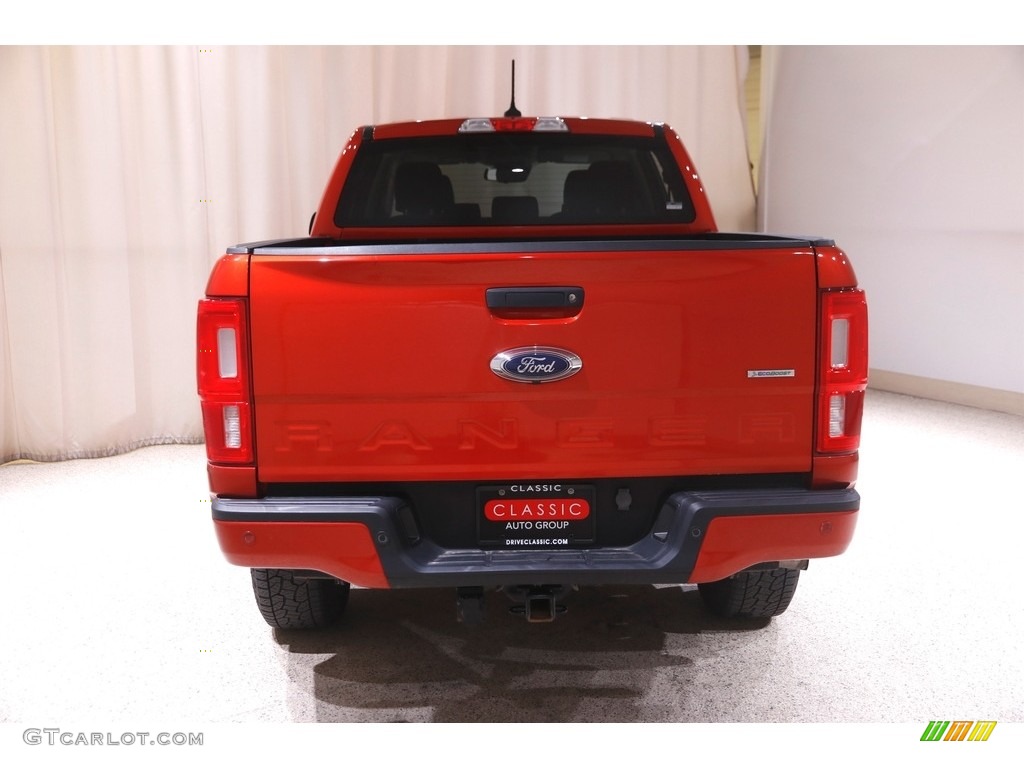 2019 Ranger XLT SuperCrew 4x4 - Hot Pepper Red Metallic / Ebony photo #18