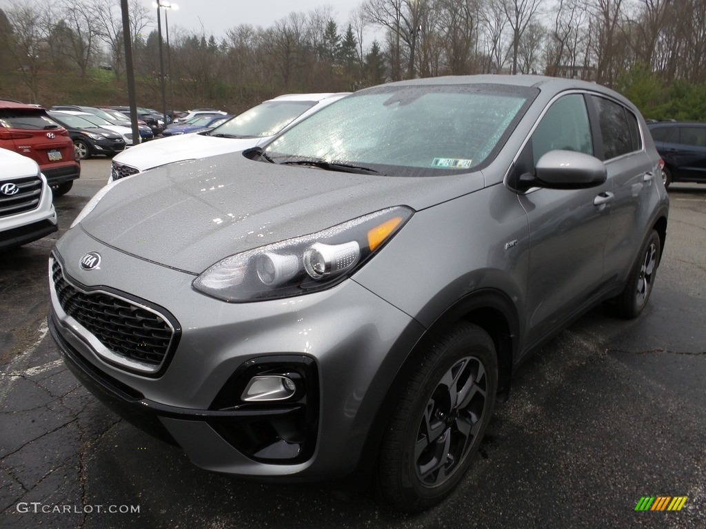 2020 Sportage LX AWD - Steel Gray / Black photo #1