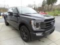 Agate Black Metallic 2022 Ford F150 Lariat SuperCrew 4x4 Exterior
