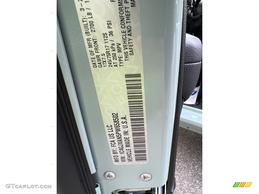 2023 Wrangler Sport S 4x4 - Earl / Black photo #27