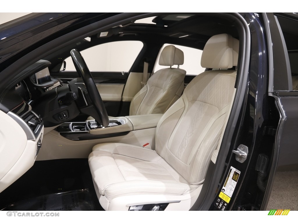2017 7 Series 750i xDrive Sedan - Carbon Black Metallic / Ivory White/Black photo #5