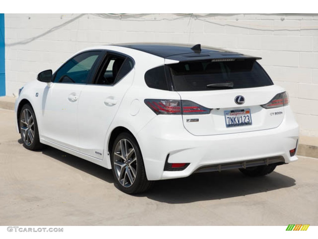 2016 CT 200h F Sport Hybrid - Ultra White / Black photo #2