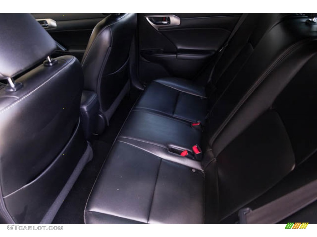 2016 Lexus CT 200h F Sport Hybrid Rear Seat Photo #145908764