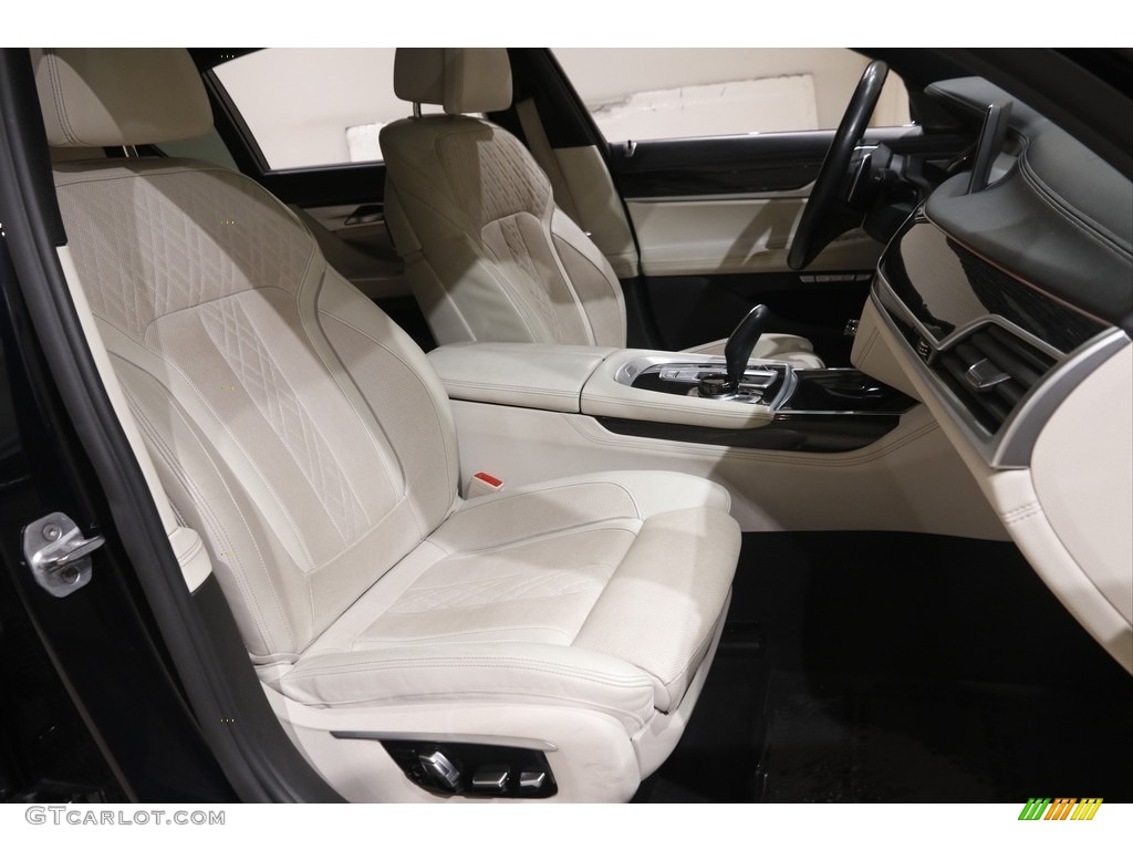 2017 7 Series 750i xDrive Sedan - Carbon Black Metallic / Ivory White/Black photo #19