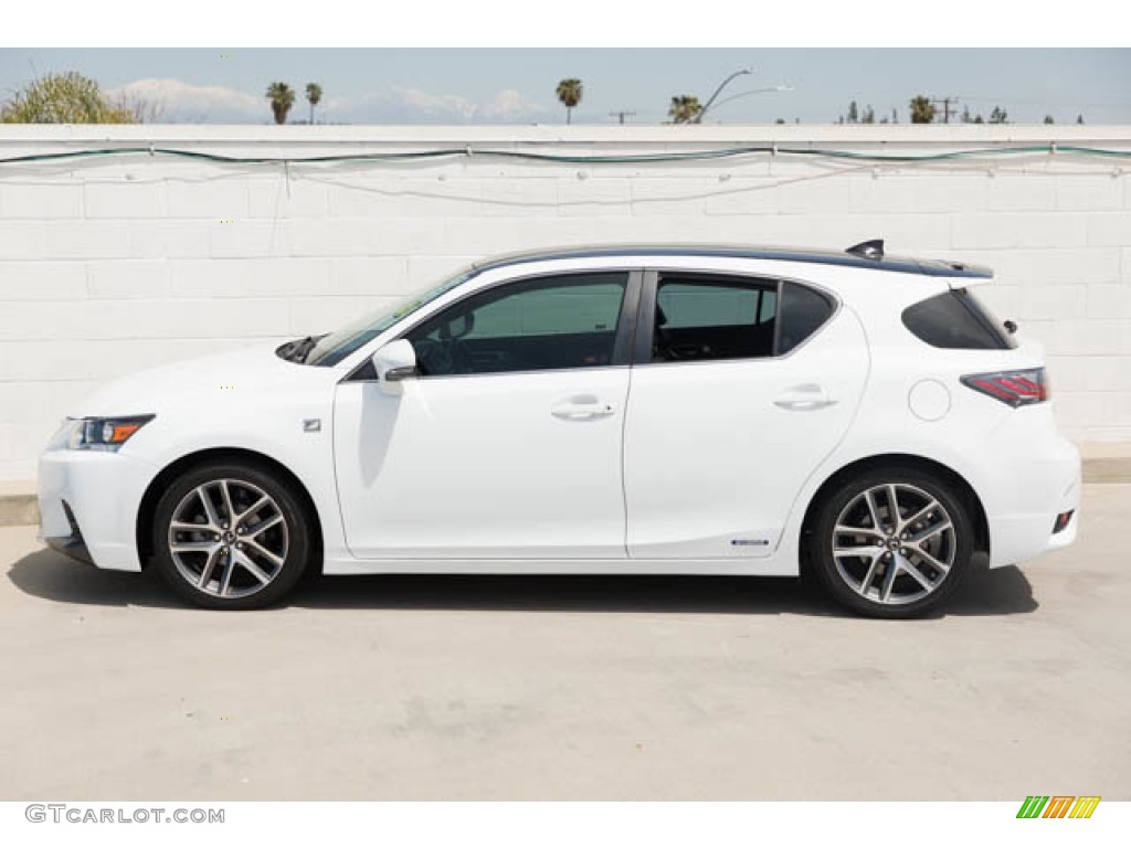 Ultra White 2016 Lexus CT 200h F Sport Hybrid Exterior Photo #145908869