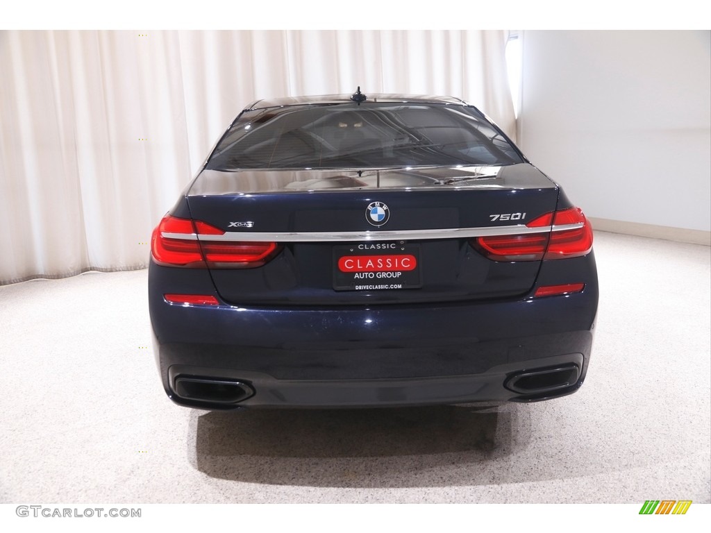 2017 7 Series 750i xDrive Sedan - Carbon Black Metallic / Ivory White/Black photo #22
