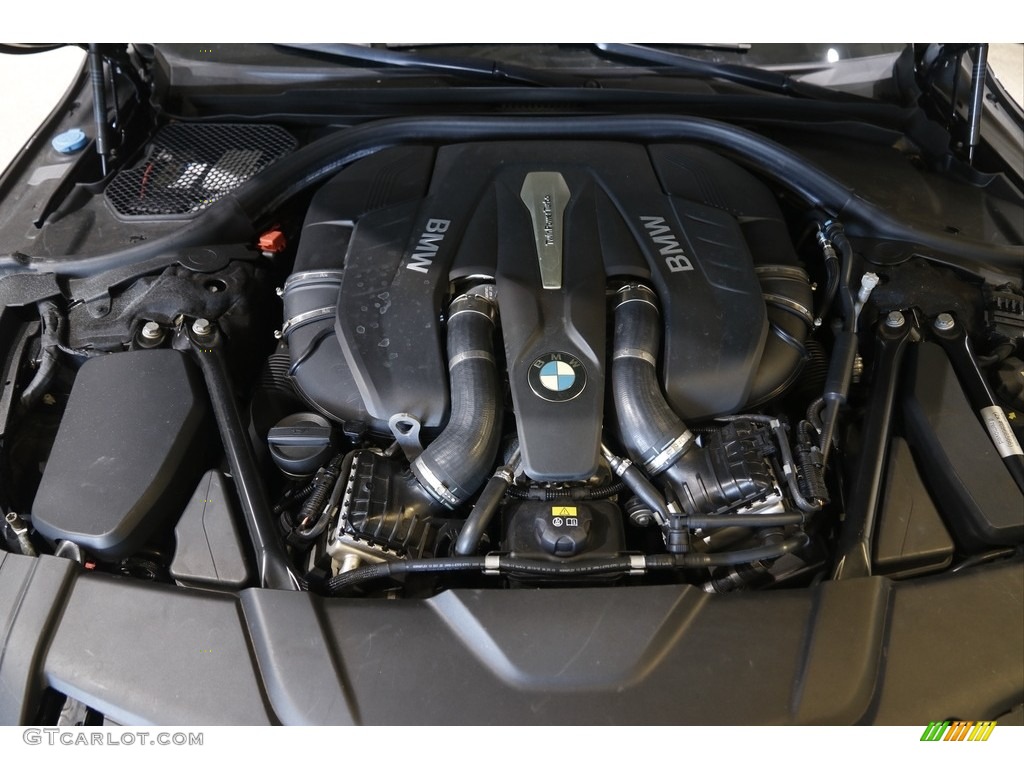 2017 7 Series 750i xDrive Sedan - Carbon Black Metallic / Ivory White/Black photo #23