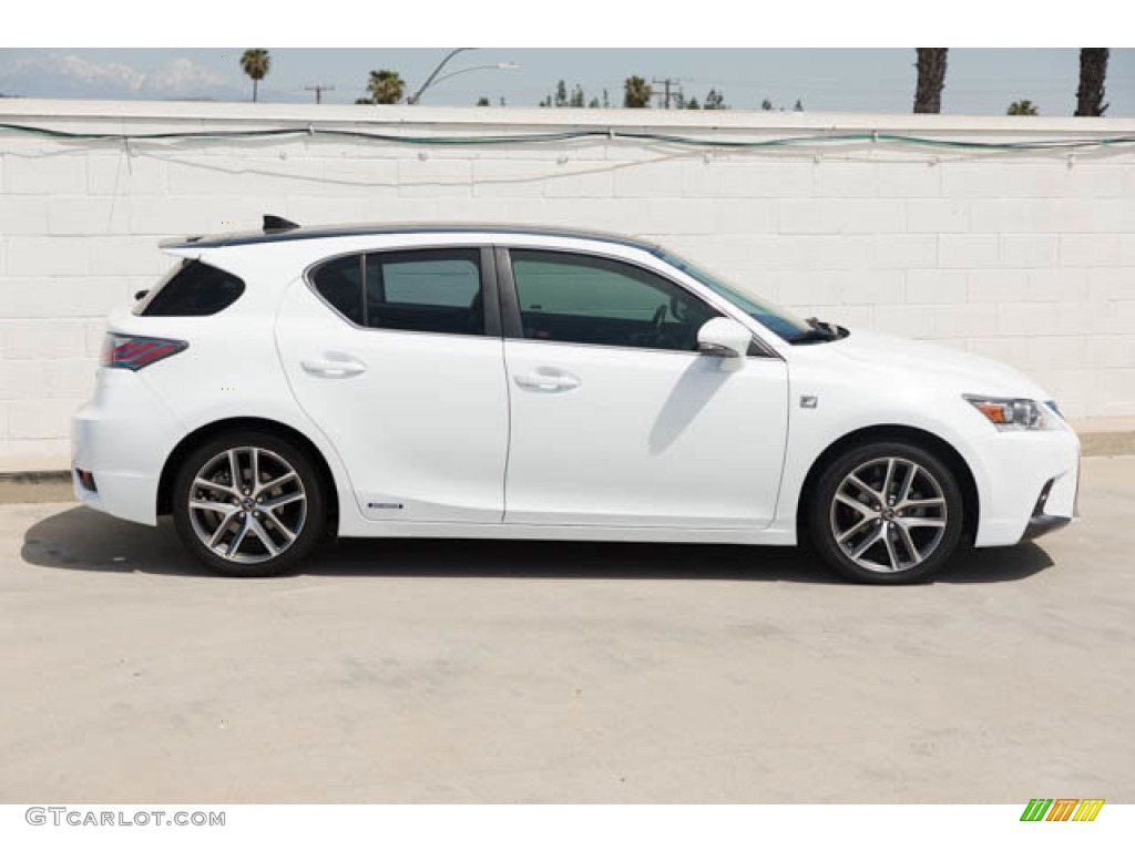 2016 CT 200h F Sport Hybrid - Ultra White / Black photo #12