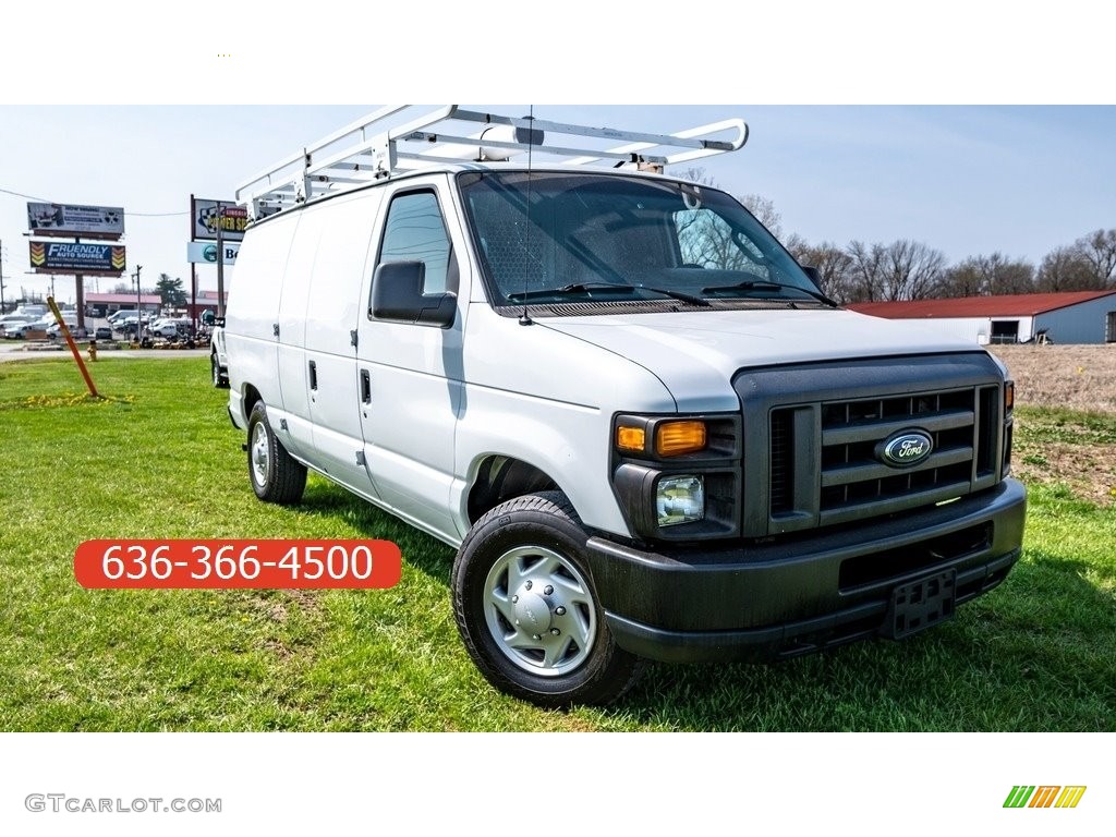 2014 E-Series Van E250 Cargo Van - Oxford White / Medium Flint photo #1