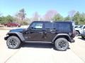 Black 2023 Jeep Wrangler Unlimited Rubicon 4XE Hybrid Exterior