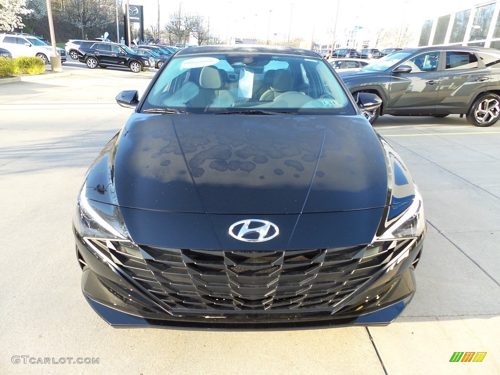 2022 Elantra SEL - Black / Gray photo #7