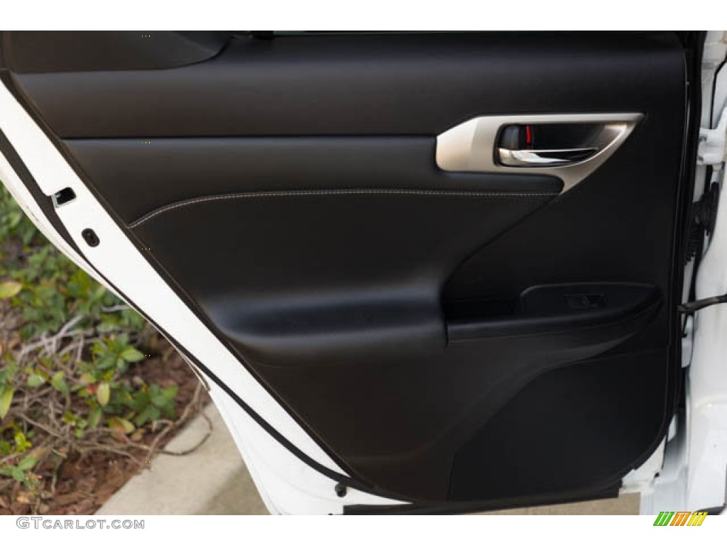 2016 Lexus CT 200h F Sport Hybrid Black Door Panel Photo #145909244