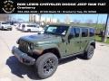 2023 Sarge Green Jeep Wrangler Unlimited Rubicon 4XE Hybrid #145907778