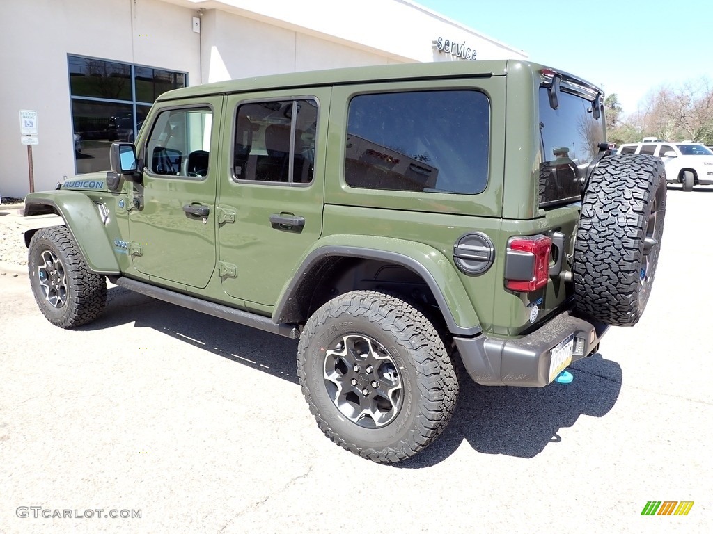 Sarge Green 2023 Jeep Wrangler Unlimited Rubicon 4XE Hybrid Exterior Photo #145909526