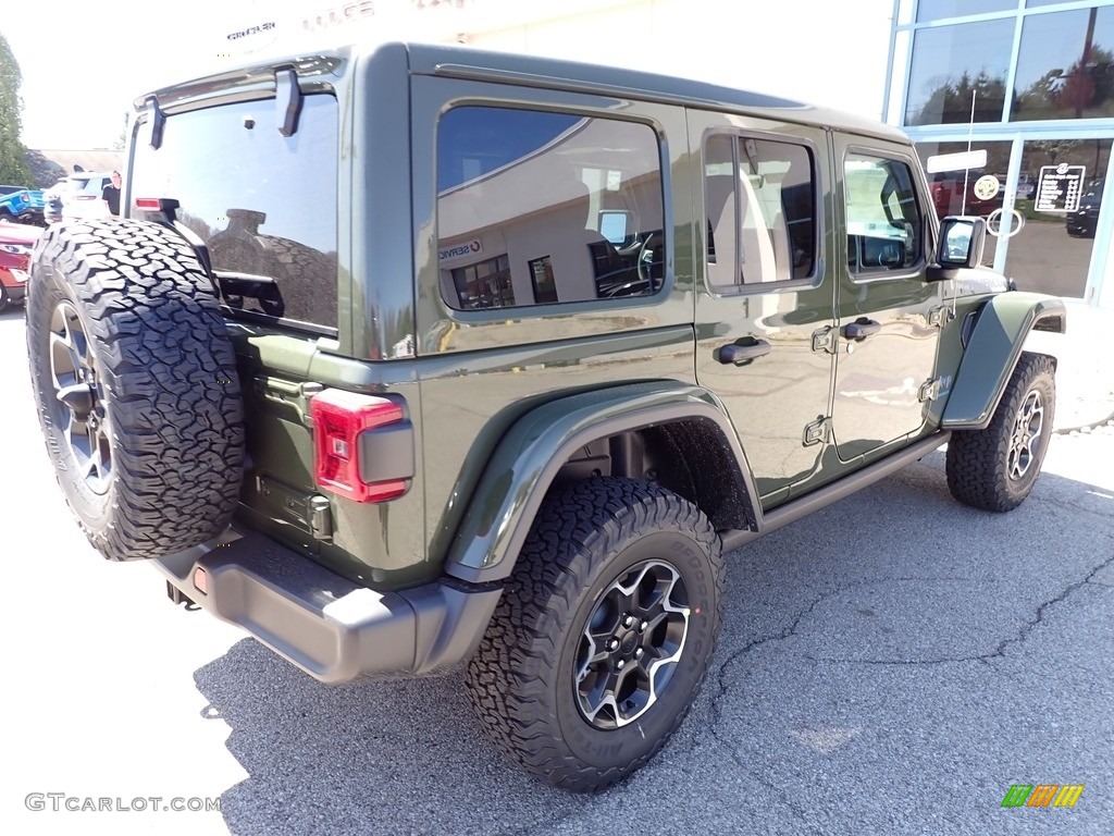 2023 Wrangler Unlimited Rubicon 4XE Hybrid - Sarge Green / Black photo #5