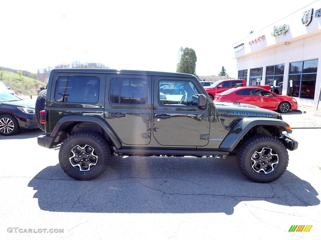 2023 Wrangler Unlimited Rubicon 4XE Hybrid - Sarge Green / Black photo #6