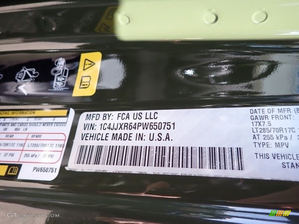 2023 Wrangler Unlimited Rubicon 4XE Hybrid - Sarge Green / Black photo #20
