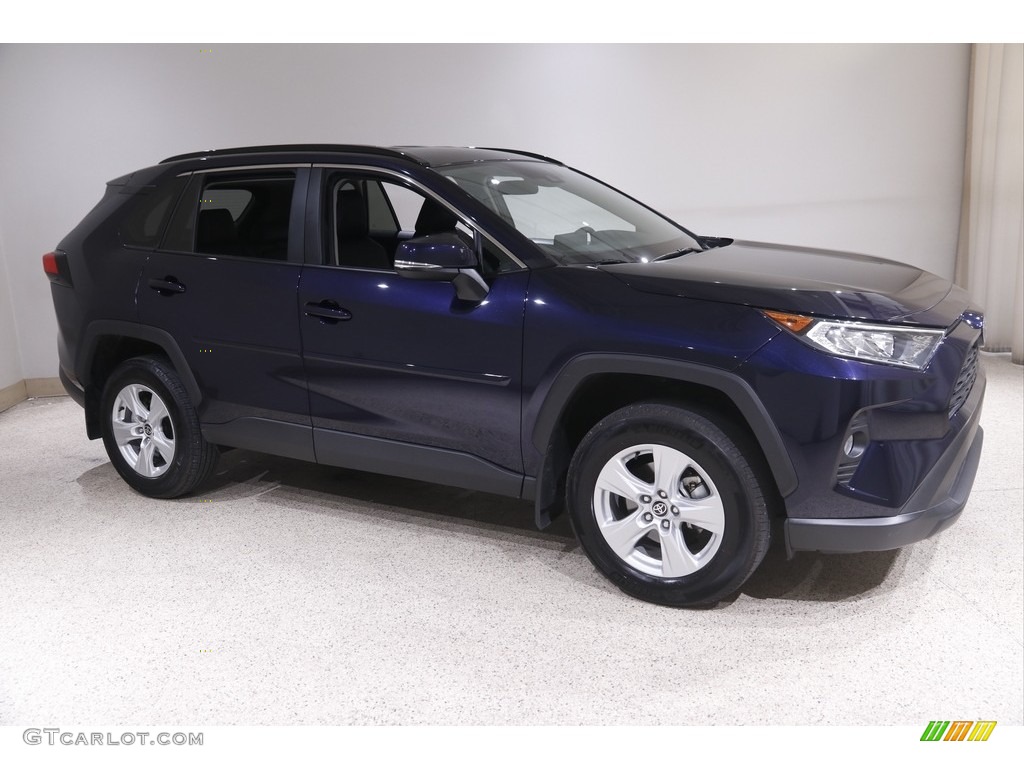 2021 RAV4 XLE AWD - Blueprint / Black photo #1
