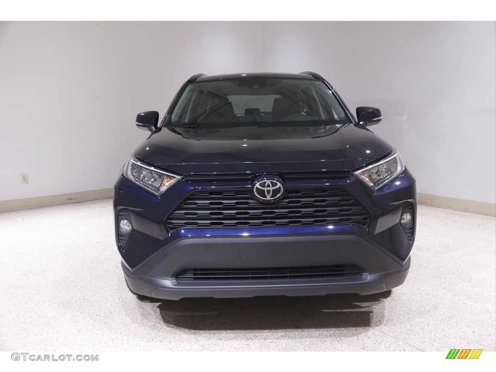 2021 RAV4 XLE AWD - Blueprint / Black photo #2