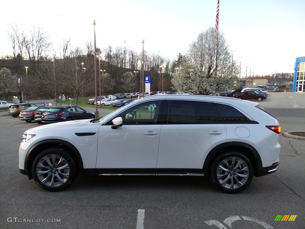 Rhodium White Premium 2024 Mazda CX-90 Premium Plus AWD Exterior Photo #145910063