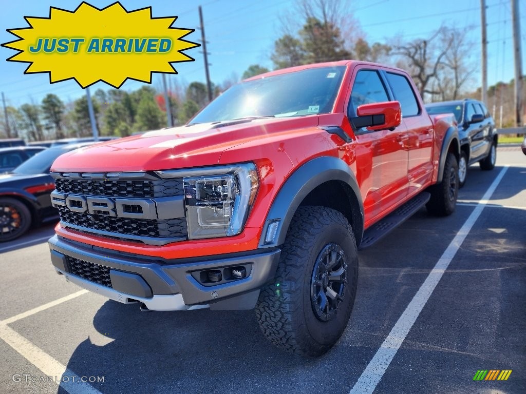 2023 F150 SVT Raptor SuperCrew 4x4 - Code Orange / Raptor Black photo #1
