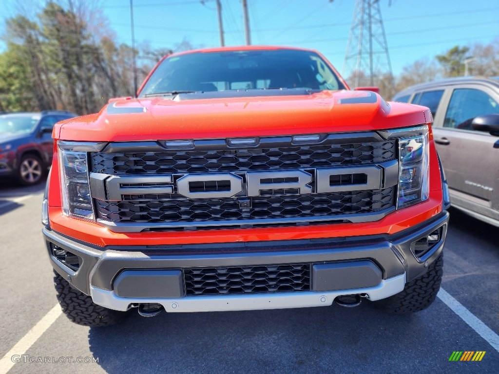 2023 F150 SVT Raptor SuperCrew 4x4 - Code Orange / Raptor Black photo #6