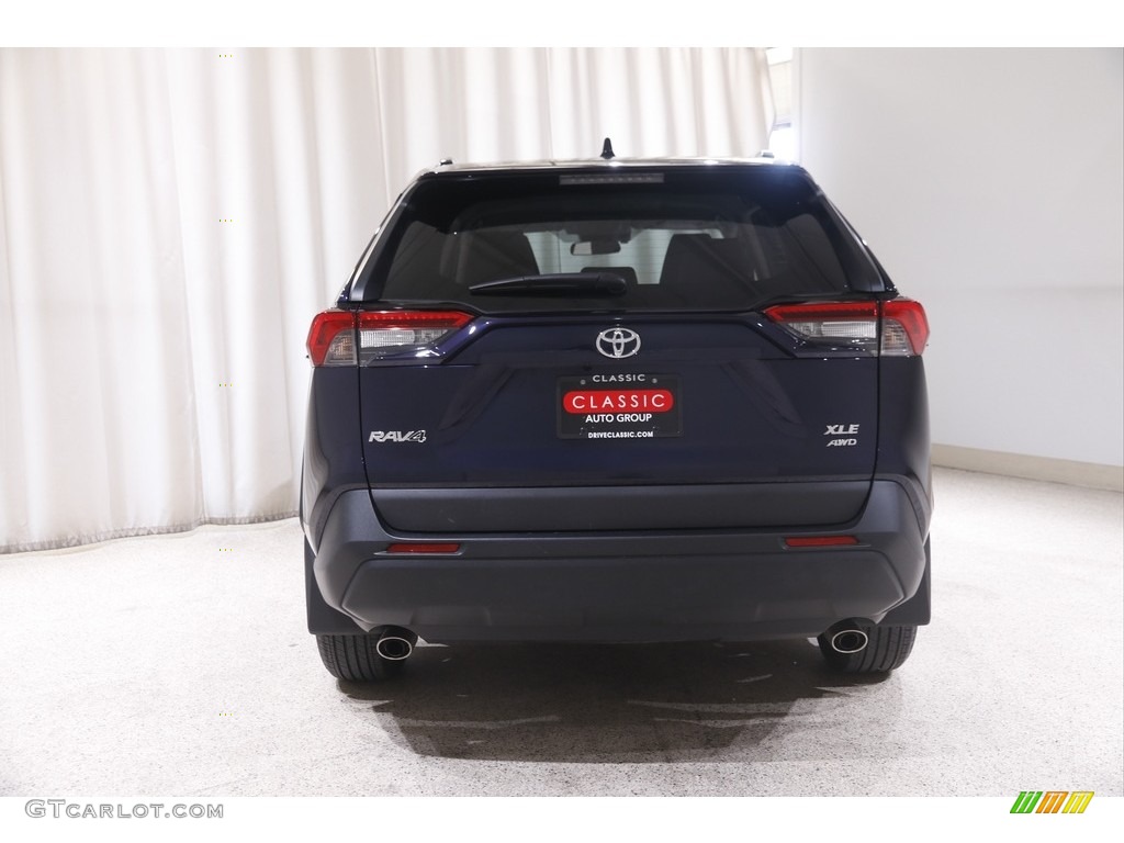 2021 RAV4 XLE AWD - Blueprint / Black photo #18