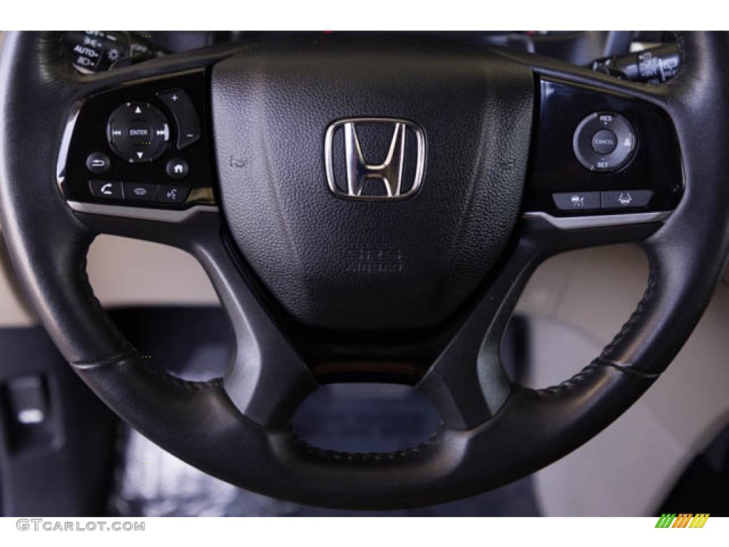 2021 Honda Odyssey Touring Beige Steering Wheel Photo #145910342