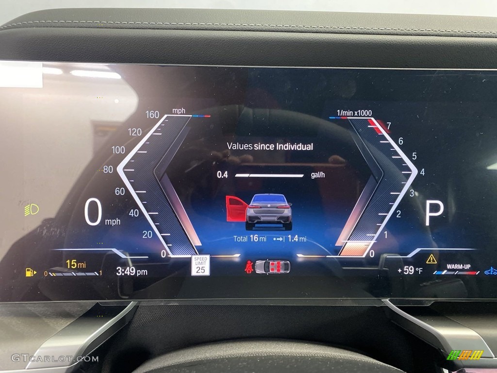 2023 BMW 7 Series 740i Sedan Gauges Photos