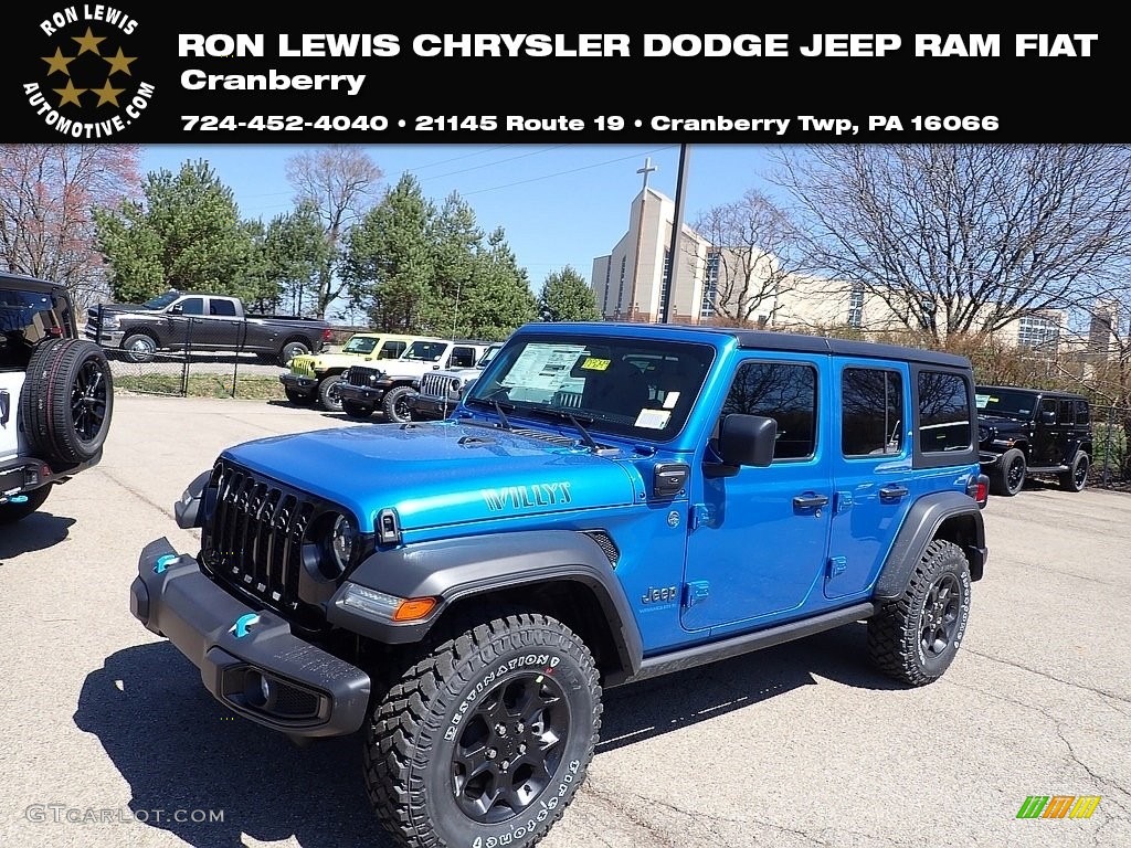 Hydro Blue Pearl Jeep Wrangler Unlimited