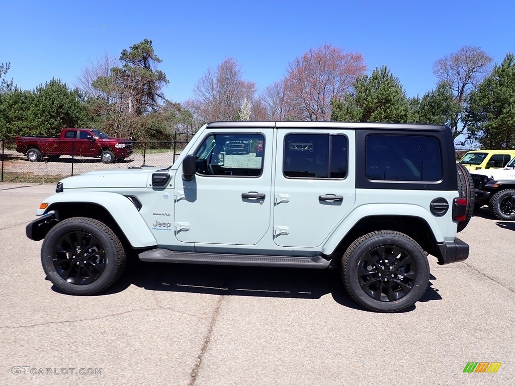 2023 Wrangler Unlimited Sahara 4XE Hybrid - Earl / Black photo #2