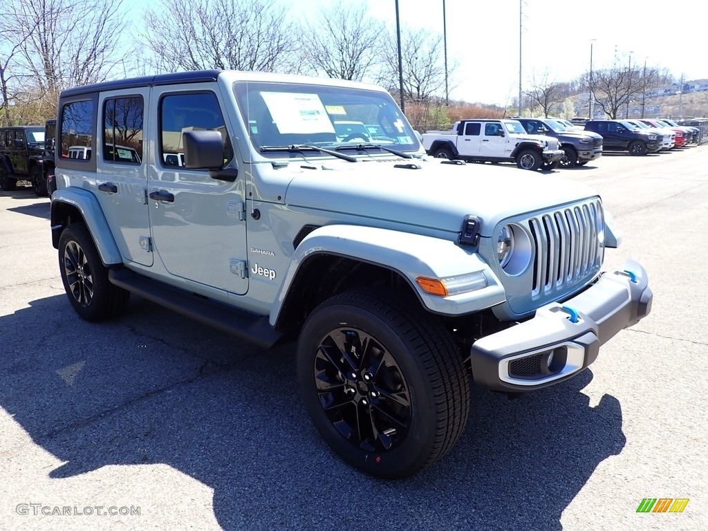 2023 Wrangler Unlimited Sahara 4XE Hybrid - Earl / Black photo #7