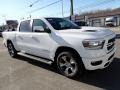 2023 Bright White Ram 1500 Laramie Crew Cab 4x4  photo #8